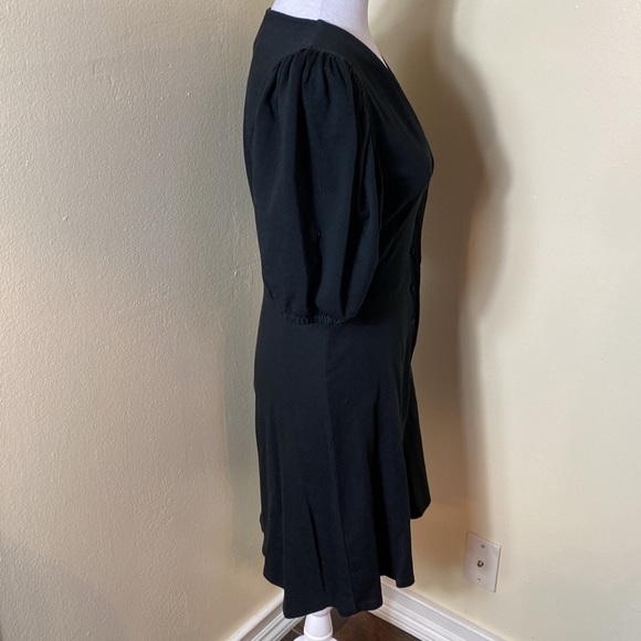 H&M Little Black Dress with Puff Sleeves - Picture 4 of 6